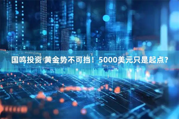 国鸣投资 黄金势不可挡！5000美元只是起点？